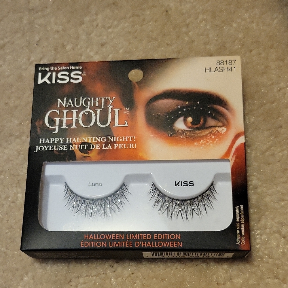 KISS Naughty Ghoul Halloween Lashes - Black